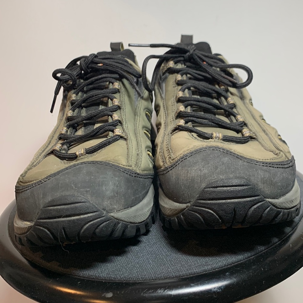 Merrell Mens Continuum Vibram Hiking Shoes Mossy Green Gem